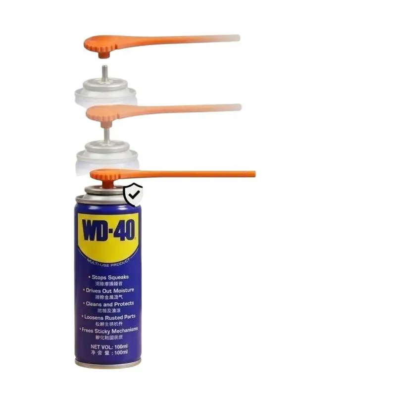 3Pcs WD-40 Long Extension Nozzle Precision Spray Accessory for Household Repair Work Metal Rust Removal