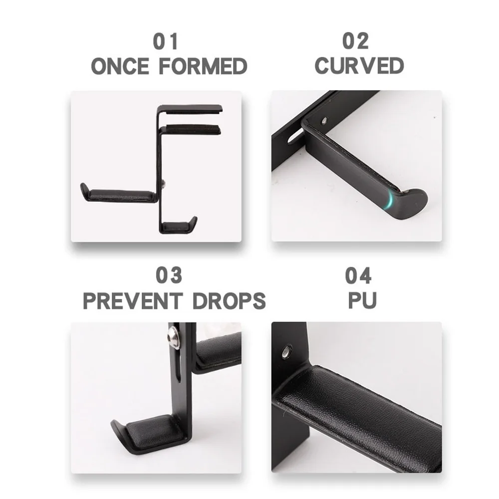 Support de téléphone pour sauna, support de casque mural Razer, crochet sous le bureau, présentoir rapide