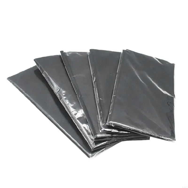 

L41E 5 Pieces Microfiber Cleaning Cloth for Vinyl Record Cleaning Black