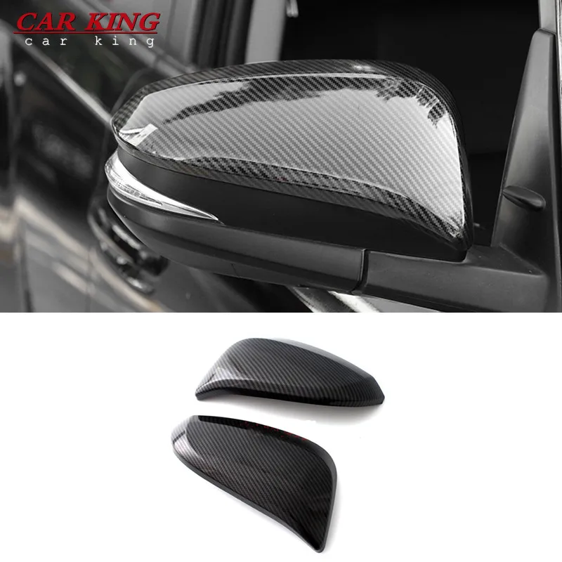 

ABS Chrome Car Side Door rearview mirror Cover Trim Sticker Car styling For Toyota 4Runner 2014 2015 2016 2017 Accessories 2PCS