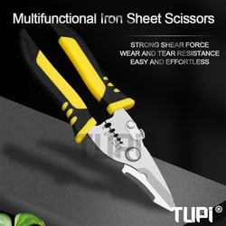 TUPI Drahtschneider Crimpzange Multifunktionszange Abisolierzange Elektriker Schere Handwerkzeuge Elektriker tragbar