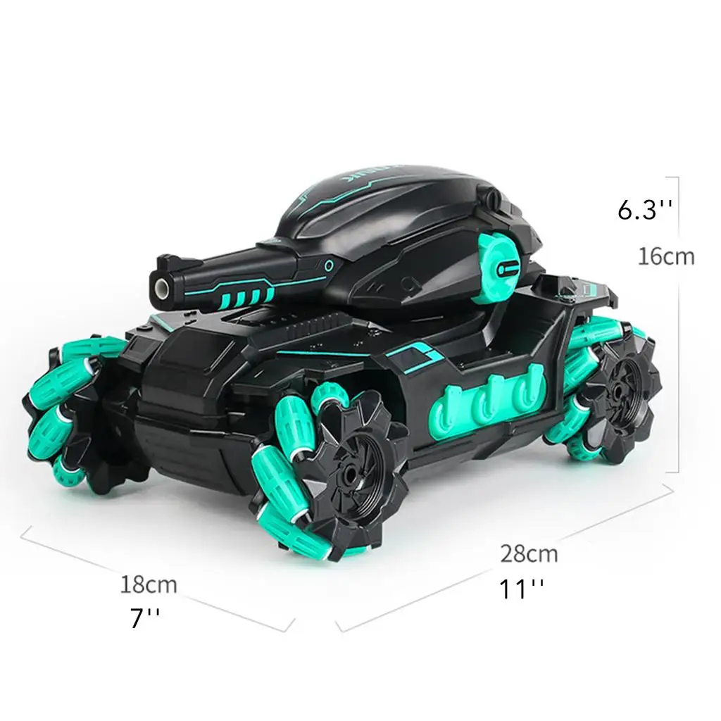 Rc Tank Toy 2.4G Radio Controlled Car 4WD Crawler Water Bomb War Tank Control Gestures Multiplayer Tank RC Toy For Boy Kids Gift