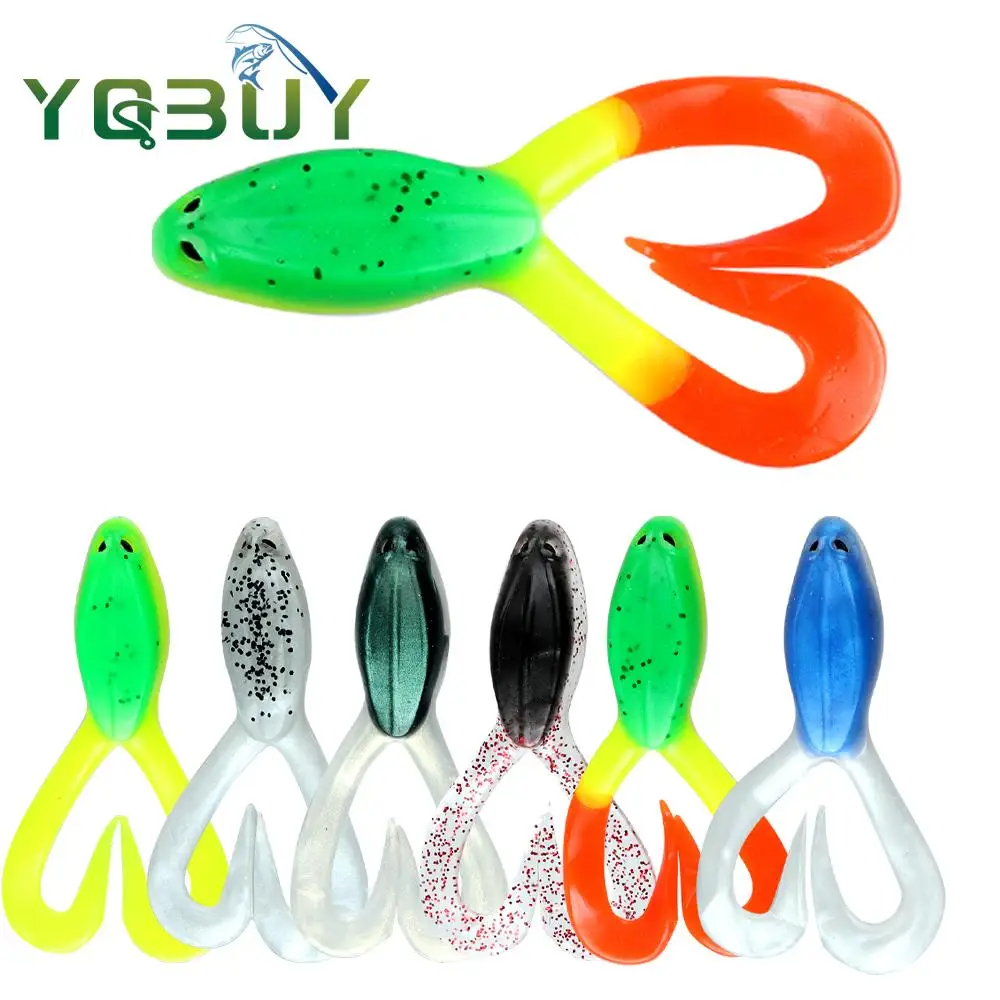 2pcs Set Fishing Soft Jump Frog Lure 11cm/16g Topwater Fishing Bait Lure