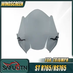 Windshield Windscreen For Triumph Street Triple RS R 765 2017-2022 2019 Speed Motorcycle Wind Deflector Shield Screen