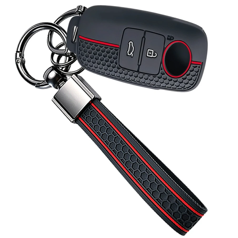 3 buttons keychain Car Key Case Cover Shell for Toyota Yaris Ativ Raize Veloz Avanza Perodua Malaysia Car key Protector fob