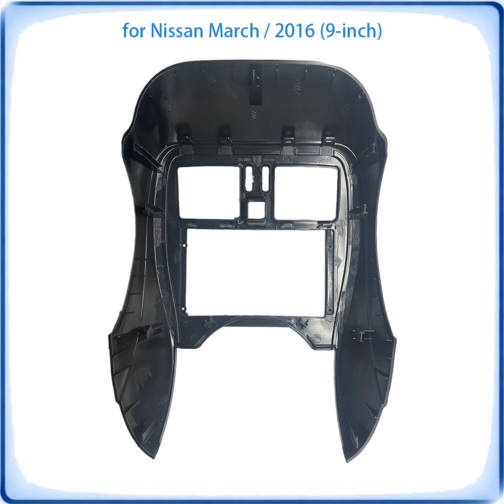 Car Radio Fascia Frame For Nissan March Micra 2016 9 inch Wiring Harness Power Cable Car Accessories Plug & Play