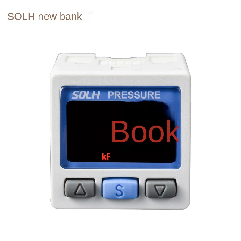 Imagem -05 - Vacuum Digital Display Pressure Switch Alta Precisão Pressure Gauge Pressão Positiva e Negativa Ise30a Zse30a Pneumática