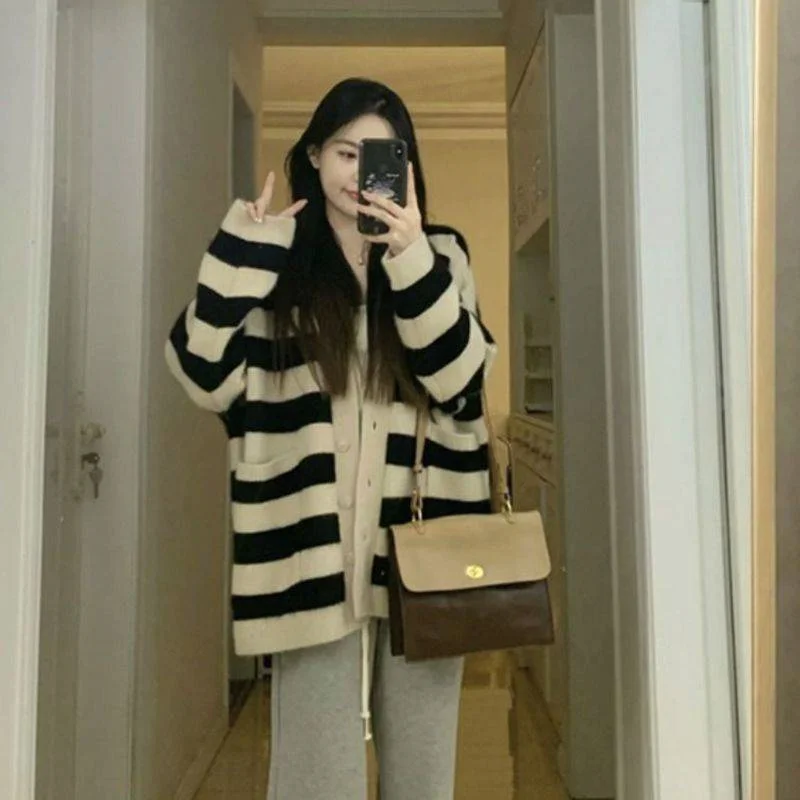 

Mid-Long Cardigans In Pink Womens Spring Solid Lace Bow Outer Fairycore Zip-Up Curved Crew-Neck Trendy Slim-Fitting Loose-Fit OL