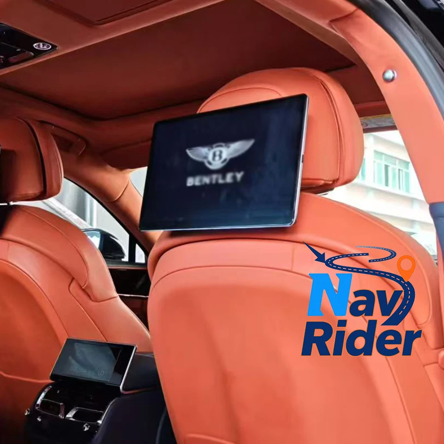 Car Rear Seat Entertainment 2K TV Touch Screen Android Multimedia Video Player For Bentley For Porsche Headrest 13.3inch Monitor