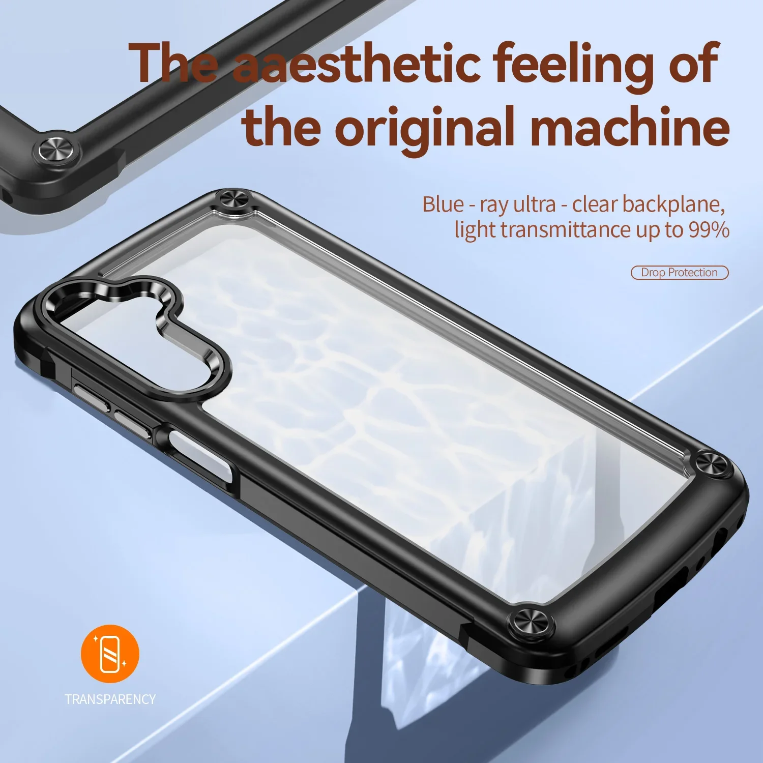 Metal Button Armor Shockproof Phone Case For Samsung Galaxy A15 A35 A55 A05S A05 A14 A24 A54 A52 5G TPU Frame Plastic Back Cover