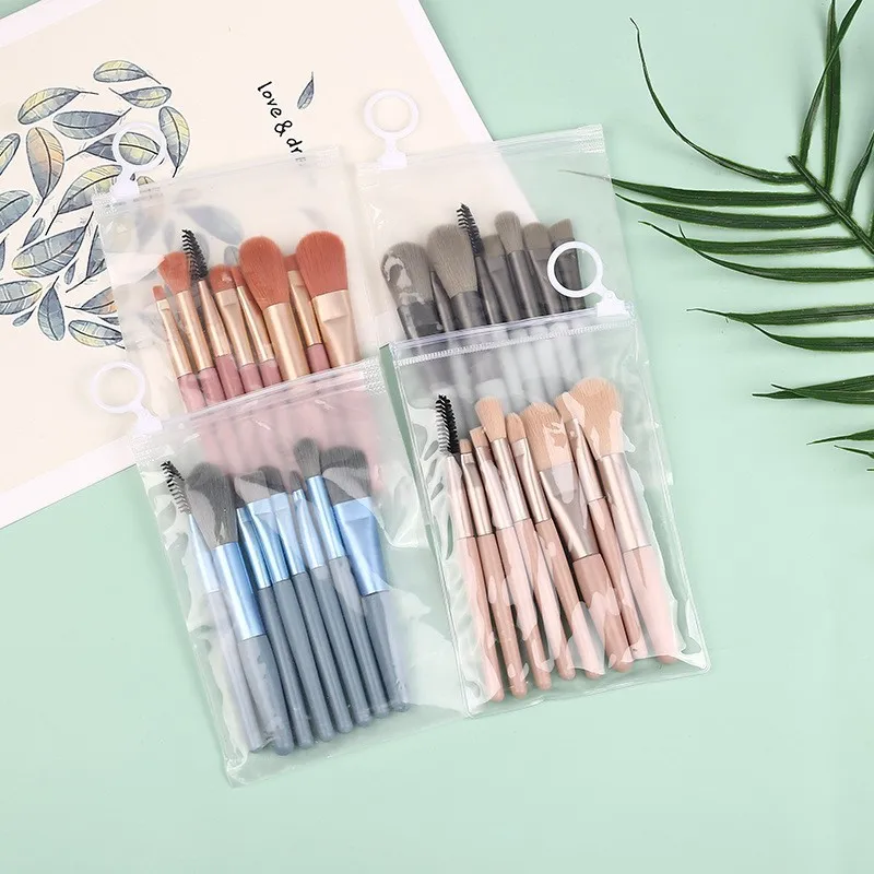 8Pcs Make-Up Pinsel Set Make-Up Concealer Pinsel Erröten Lose Pulver Lidschatten Highlighter Foundation Pinsel Schönheit Werkzeuge