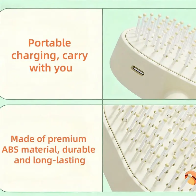 【NEW A39M】 For Hair Straightener Electric Steam Brushs Air Cushion Massage Comb Rechargeable Electric Sprays