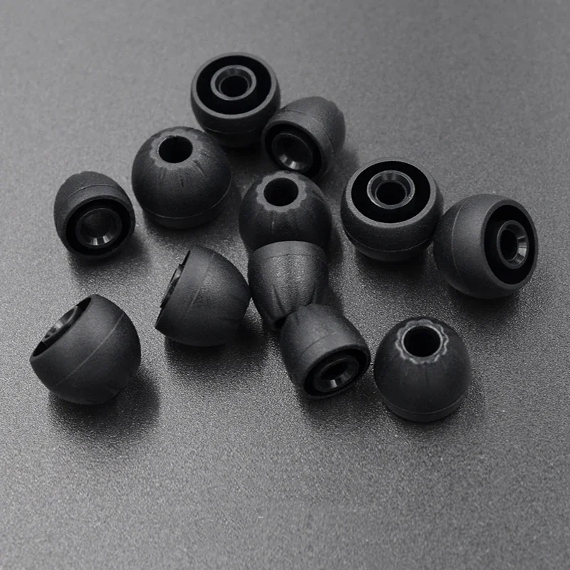 6pcs/3pairs In-Ear Earcaps For KZ Earphones Silicone Covers Cap Replacement Earbud Tips Earbuds Eartips Earplug Ear Pads Cushion