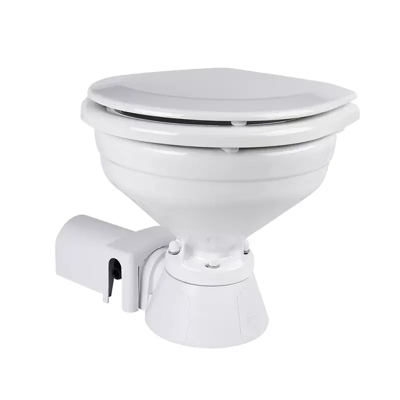 

Yacht Toilet RV Sailing Yacht Self-Priming Toilet Marine Accessories Car Ceramic Toilet 12V 24V