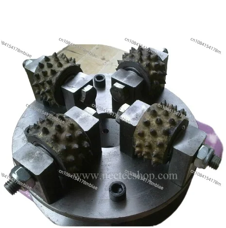 6'' Galvanized surface bush hammer plate for bush hammered granite marble |150mm Litchi surface alloy wheel Disk | 4 bits