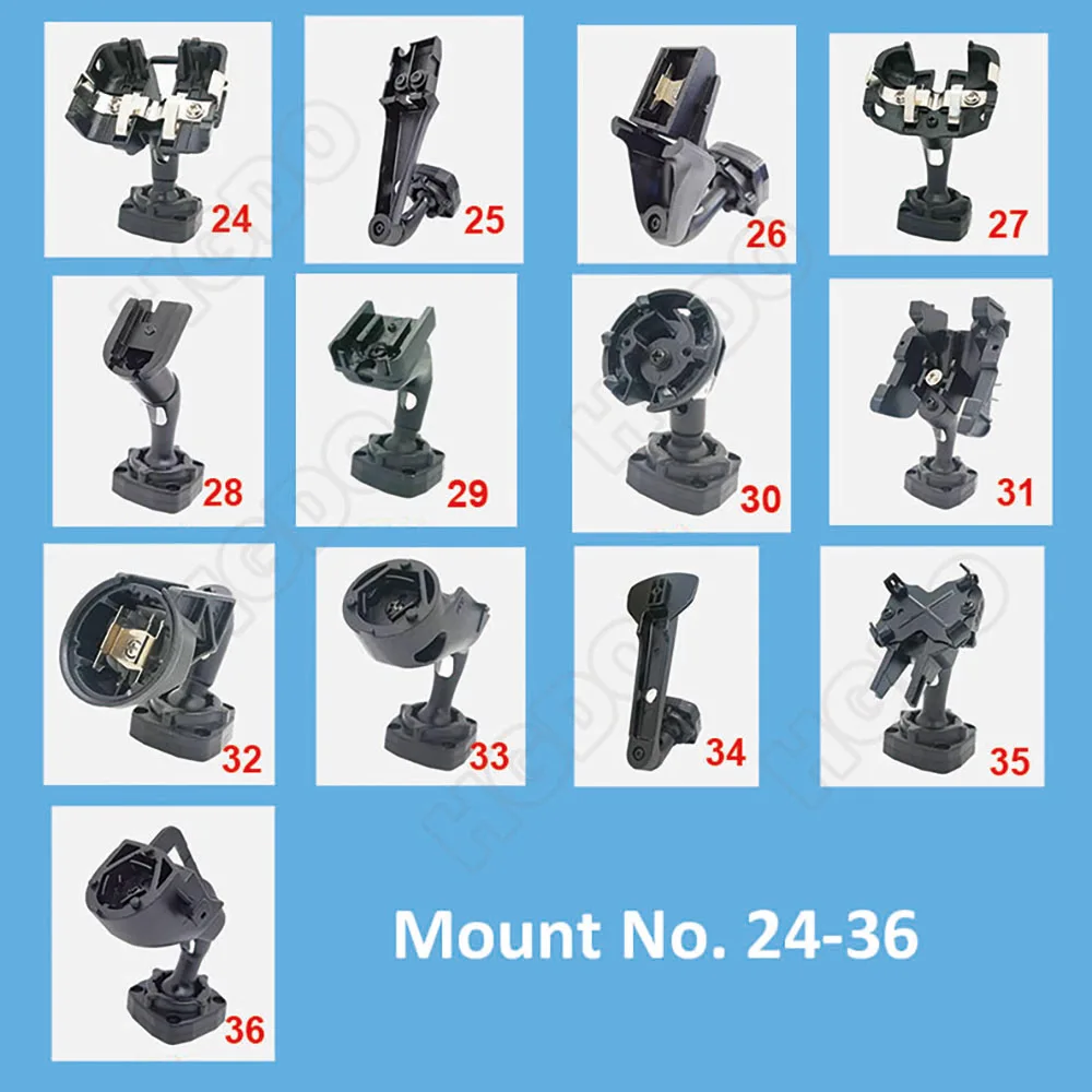HGDO NO 24-36 Interior Mirror Mount Dash Cam Mirror Mount Dvr Holder Car Camera Bracket Mount Kit for 10