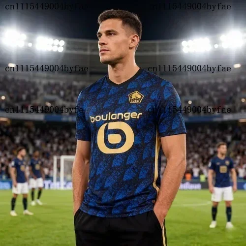 

New Lille LOSC Jersey 2026 Season 3D Printed Football Jersey for Adults Kids Breathable Quick Dry Sports shirts Family Kids Tees
