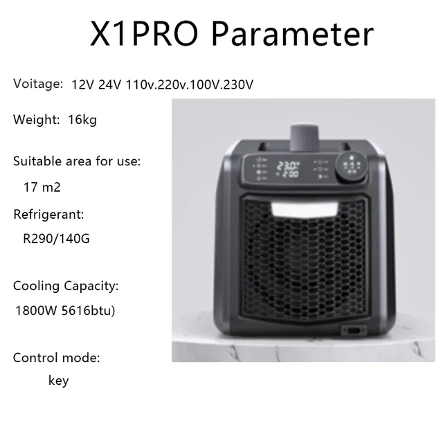 Portable DC 12V/24V Air Conditioner - RV Camping AC Unit for Tent, Car, Garage with US/EU/AU Plug, Mobile Climatiseur) 2