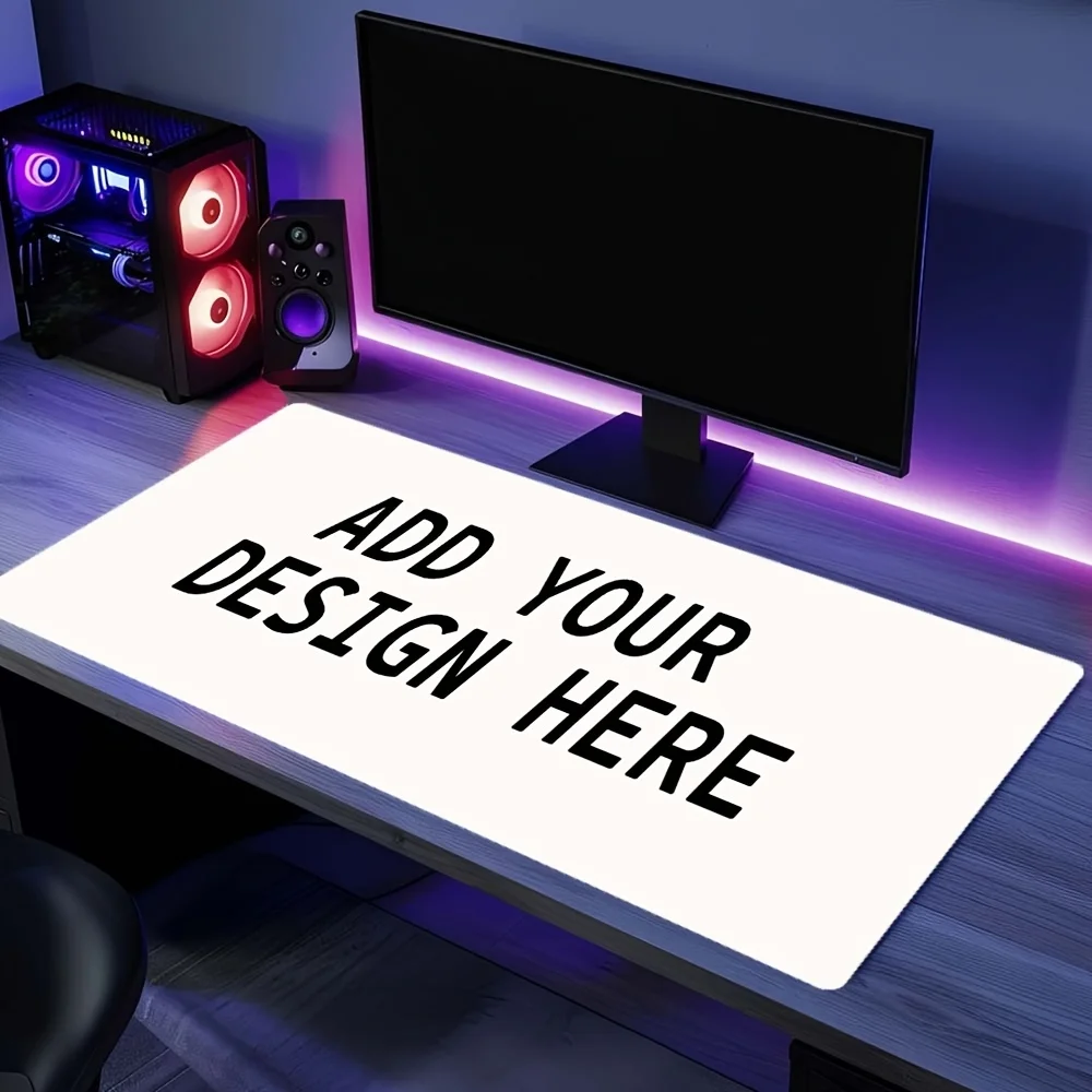 

Custom Sublimation Mouse Pad Personalized DIY Logo Picture Large Anti Slip Desk Mat Waterproof Gaming Keyboard Mouse Mat