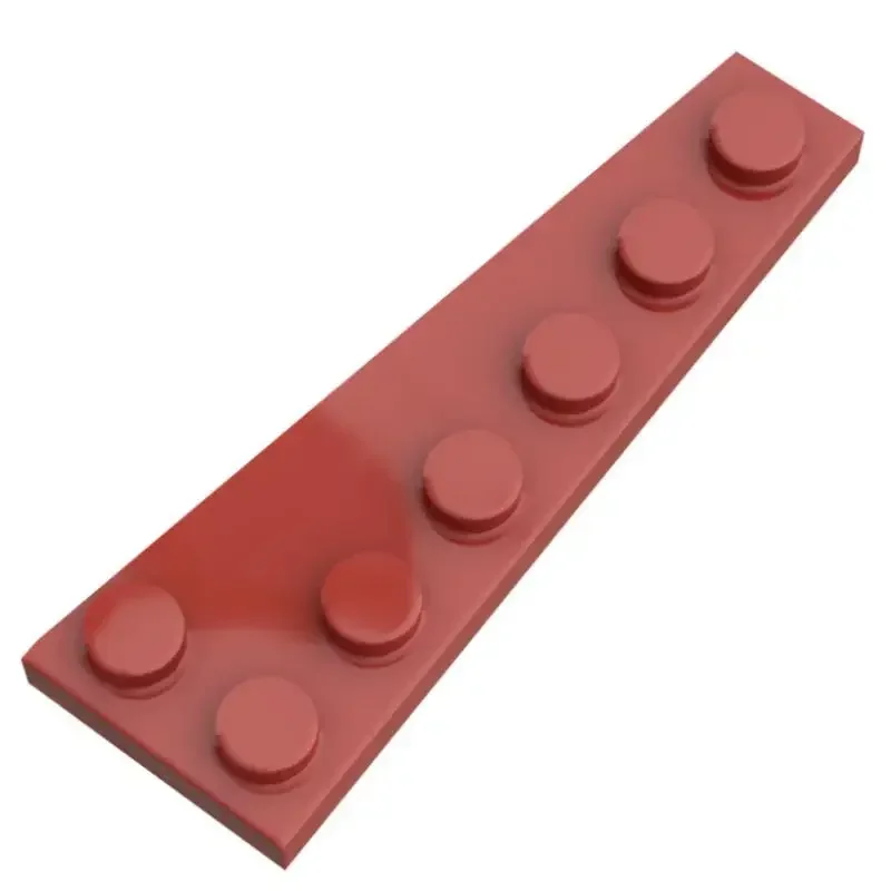 MOC 10PCS Part Bricks 78443 Plate 2x6 Left H Wedge Building Blocks Kit ouse Particle DIY Educational Toy Children Birthday Gifts