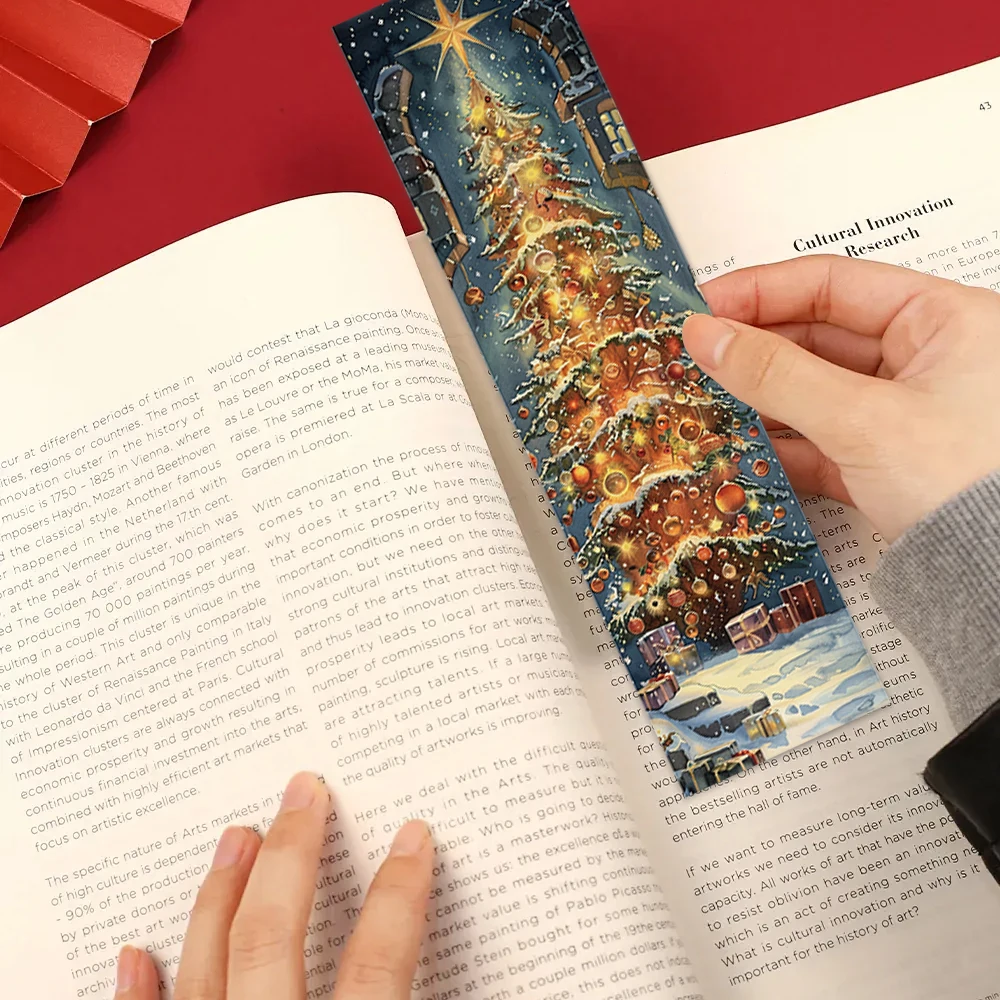 32 ชิ้น บุ๊คมาร์คคริสต์มาสย้อนยุค เหมาะสำหรับเปิดเทอม คริสต์มาส ฮาโลวีน ครู ผู้อ่าน และวันเกิด