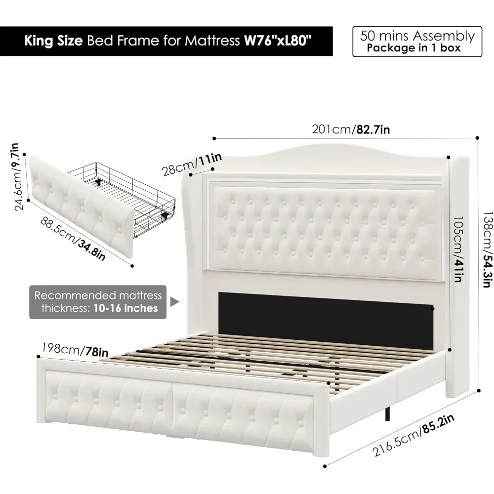 King Bed Frame 55