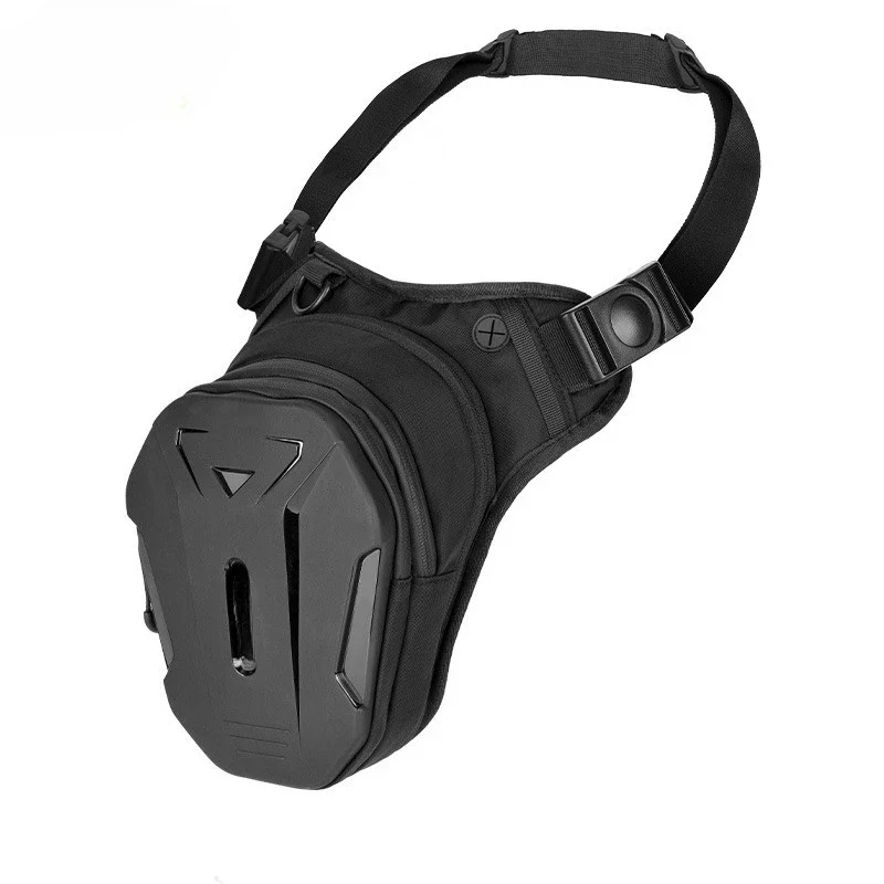 Motorcycle Rider Gear Outdoor Riding Hard Shell Leg Bag Expandable Rider Bag Crossbody Bag Riding
