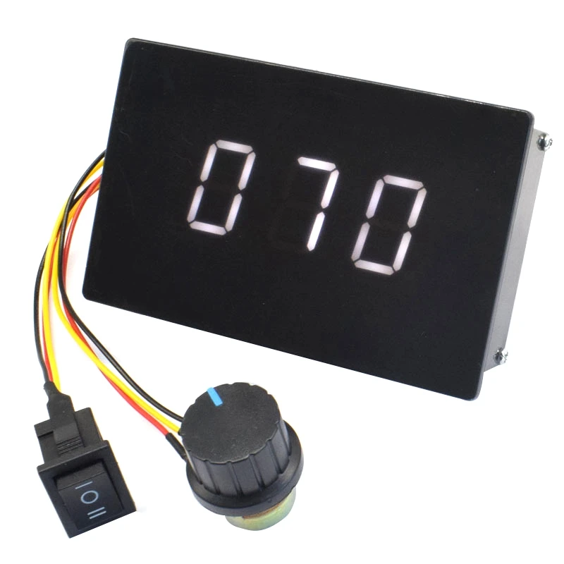 DC 6-60V 12V 24V 36V 48V 20A DC Motor Speed Controller Digital Display DC Motor Speed Controller