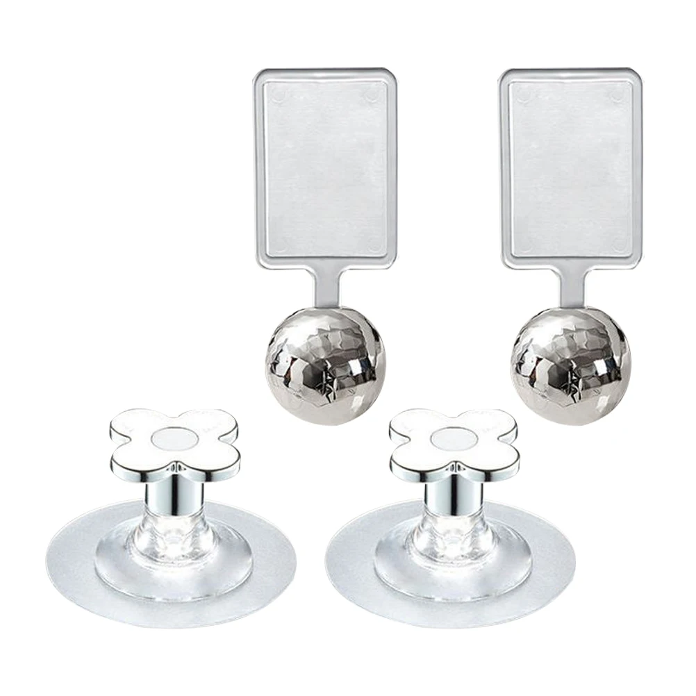 4 قطع من رافع غطاء المرحاض للحمام، مقبض مقعد المرحاض اللاصق، رافع غطاء مزخرف، سهل التركيب، صحي عالمي