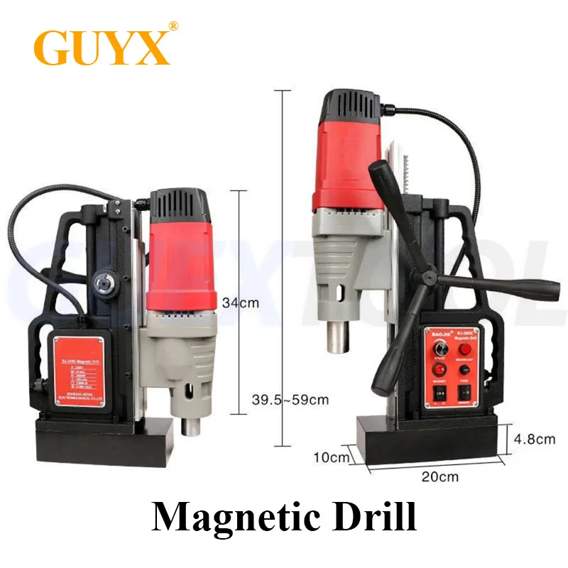 

Small Electric Magnetic Drill,220V Portable Industrial Grade Drilling Machine,Professional Tools, With Adjustable Speed