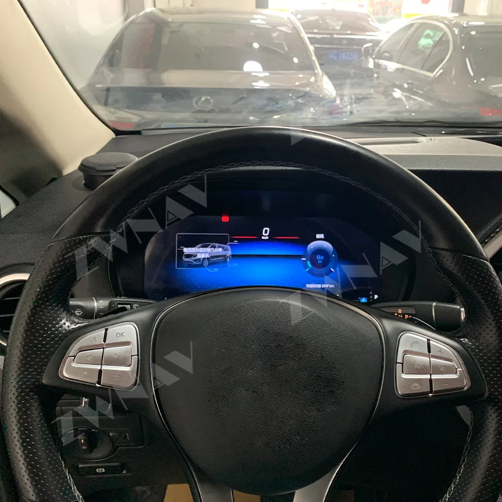 12.3 inch Digital Instrument Cluster For Mercedes-Benz Vito 2024 Virtual LCD Panel Cockpit Speedometer Dashboard Gauge Plug-play