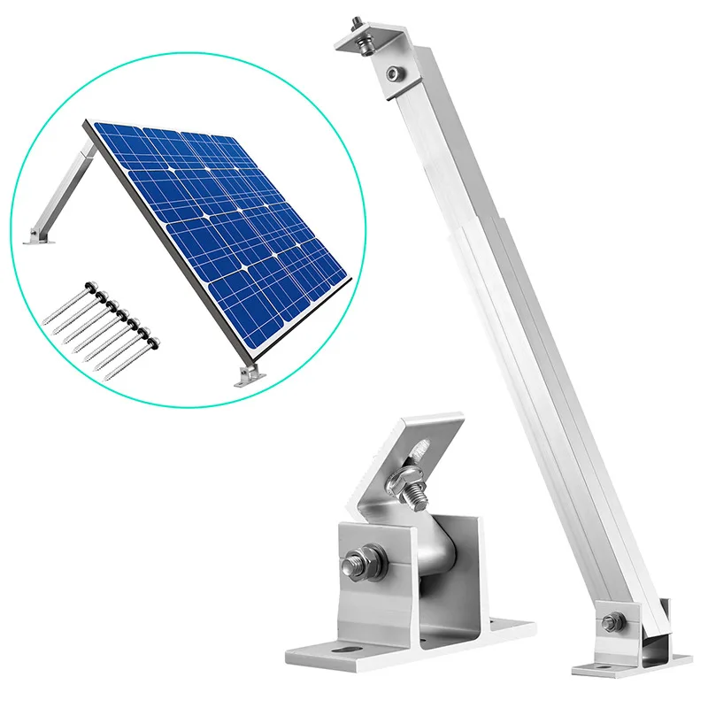 

Heavy-Duty Adjustable Solar PV Mounting Bracket (Front & Rear Foot) - In Stock OEM Service for Panel Installation