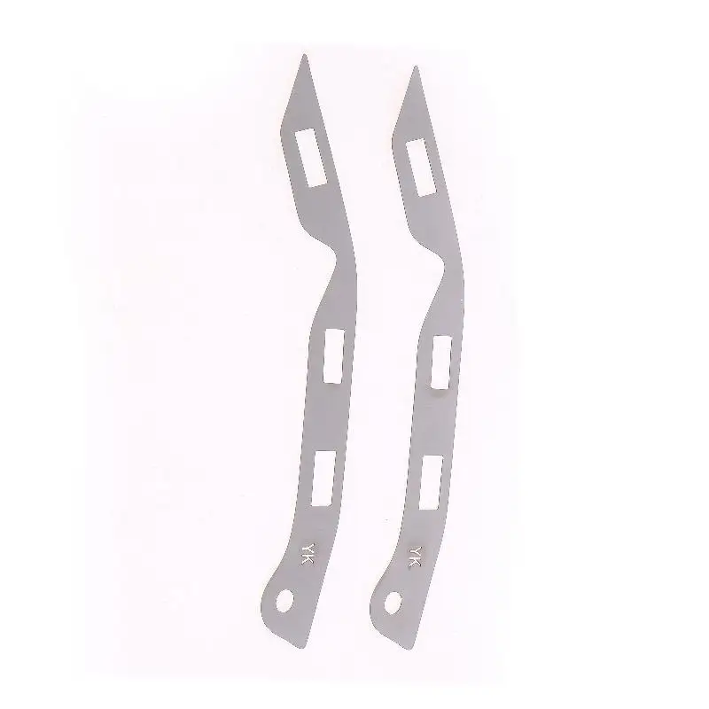 New 2Pcs Gap Reduced Buckle Broken Opening Rotten Buckle For Second-Generation Fit Jazz GE8 Front Bumper Repair Metal Plate