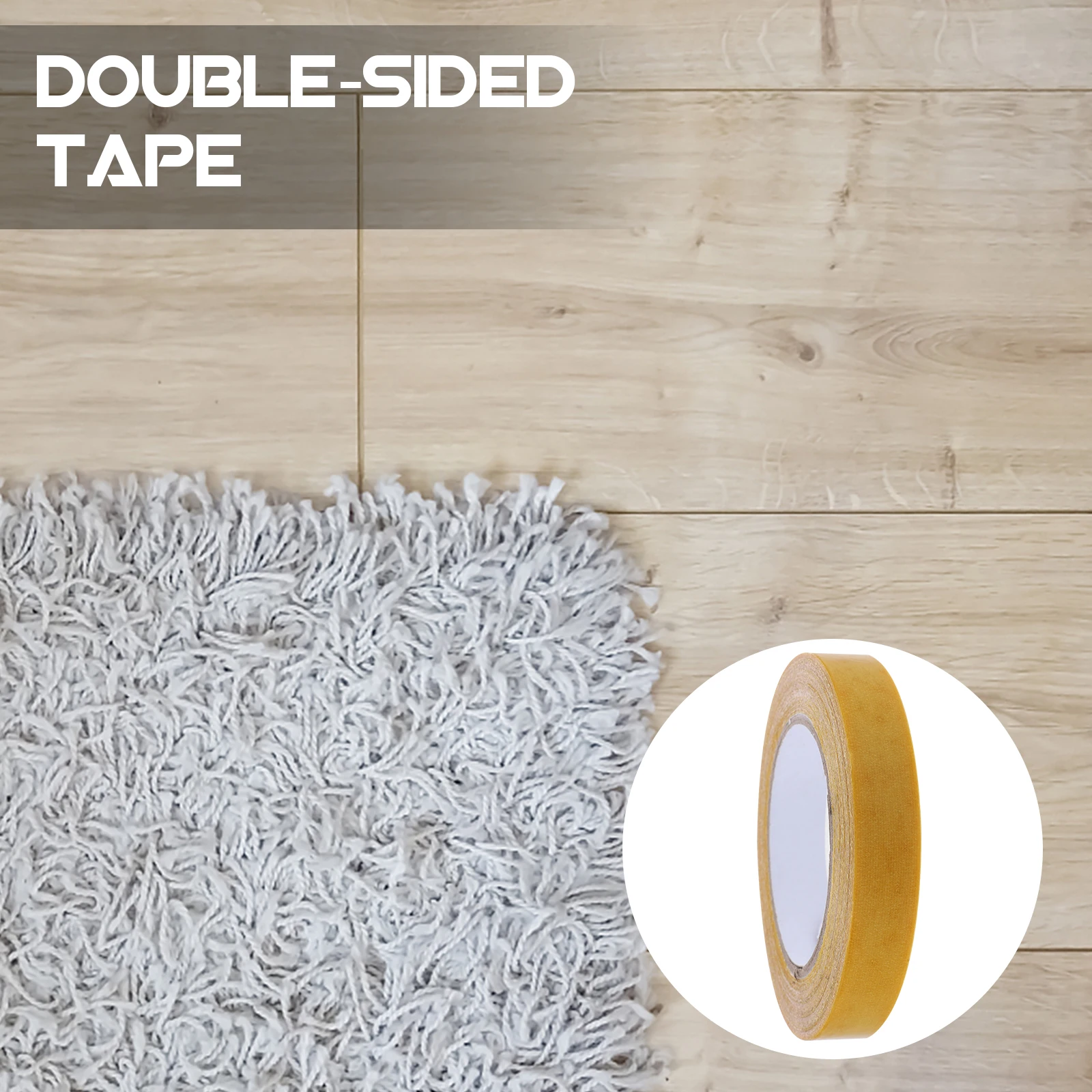 

1 Roll Wide Double Sided Tape Strong Adhesive Heavy Duty Carpet Tape Extra Strong Dual Side Carpet Fix