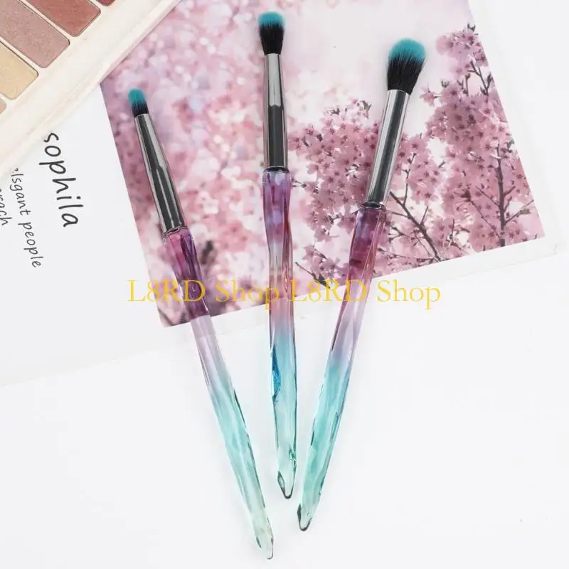 L8RDクリスタルアイメイクアップブラシセットアイシャドウブラシプロのメイクアップブラシセット
