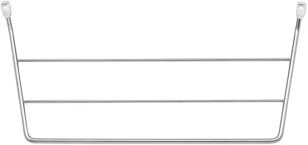 

Under Sink Towel Holder for Kitchen and Bathroom, Door Mount Wire Rack Holds 3 Folded Wipes in Chrome Finish