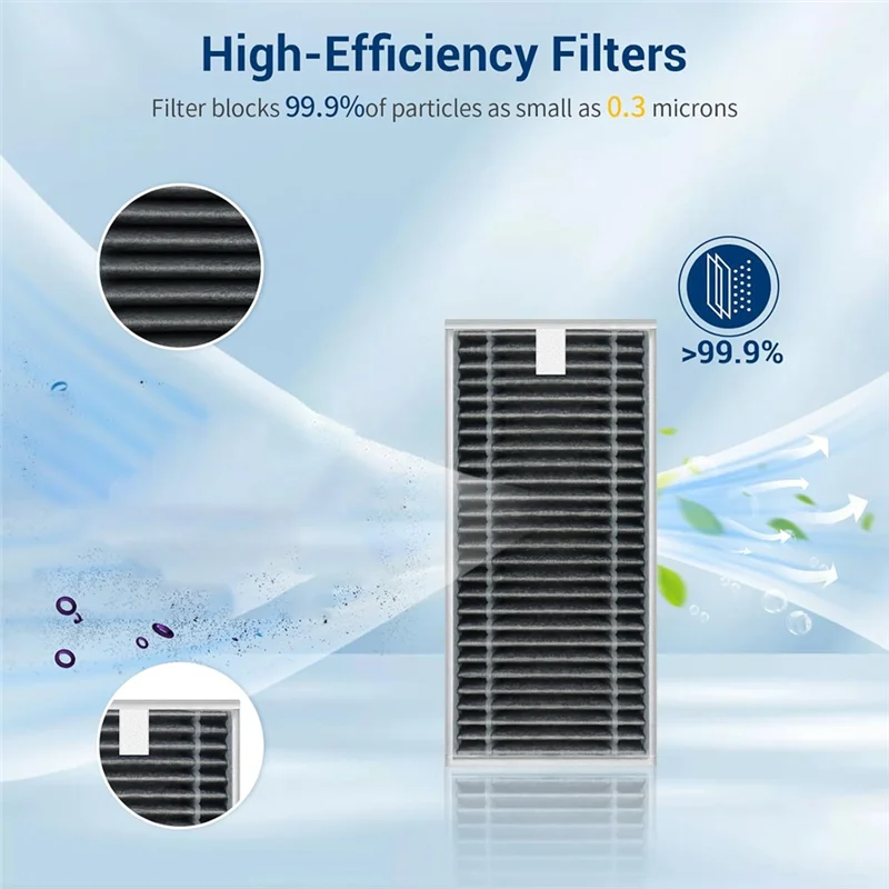 ABGP-متوافق مع ECOVACS Deebot X8 Pro Omni، مجموعة ملحقات لـ ECOVACS Deebot X8 Pro Omni