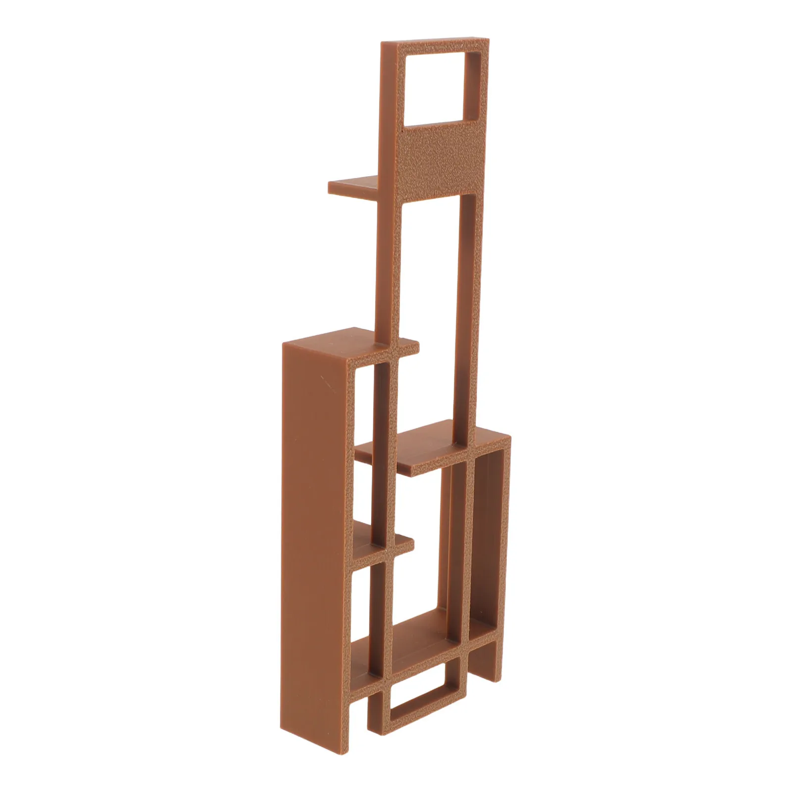 Scaffale portaoggetti per casa delle bambole in miniatura Espositore multistrato in scala 1:12 Piccola libreria Mobili per mobili Accessori fai da te