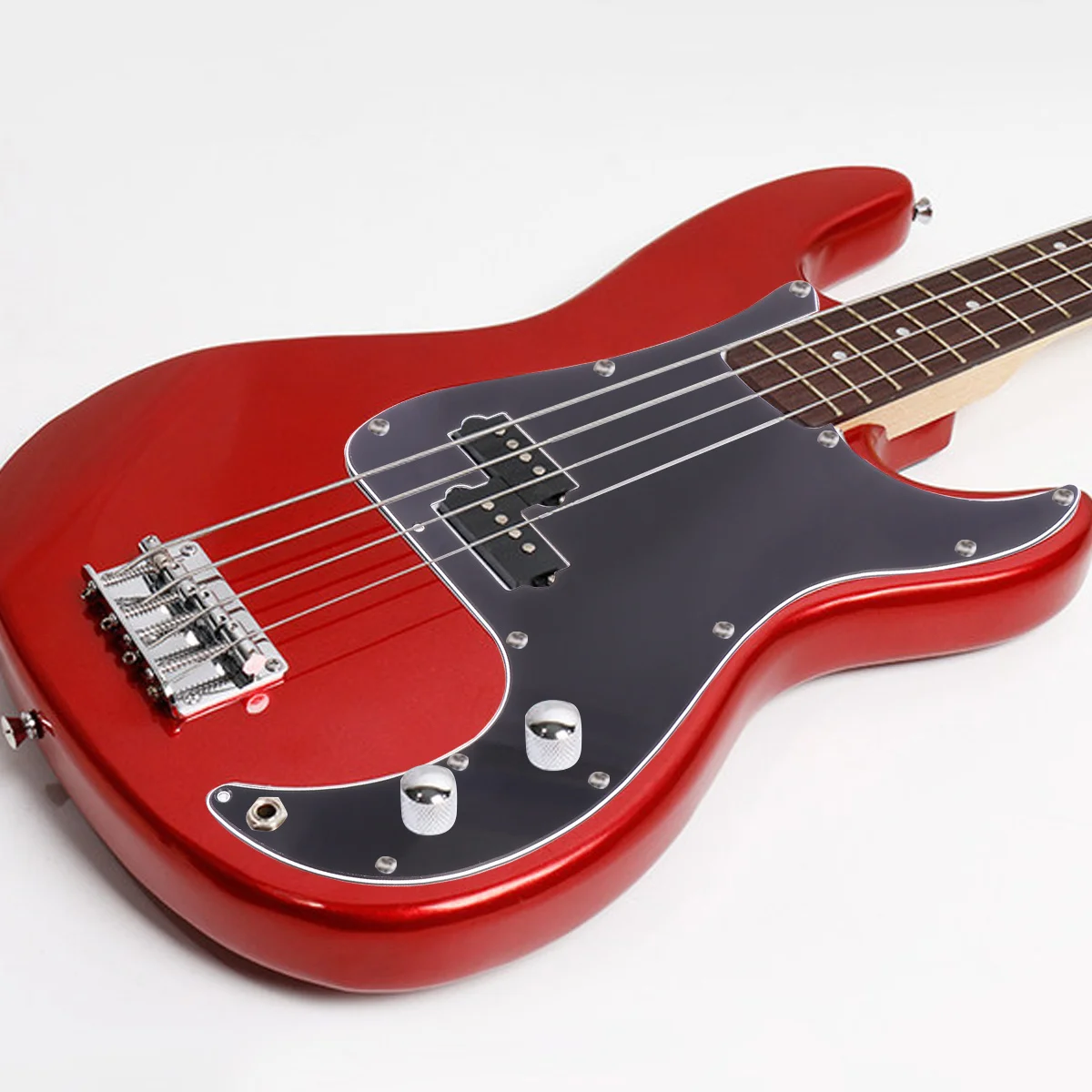 

13 Holes Pb Bass Pickguard Beige Scratch Plate Guitar Protection 13 Screw Holes Design Protective Film Included Instrument