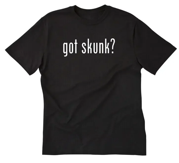 Got Skunk? T-shirt Funny Animal Skunks Short Sleeve Tee Shirt T Shirt