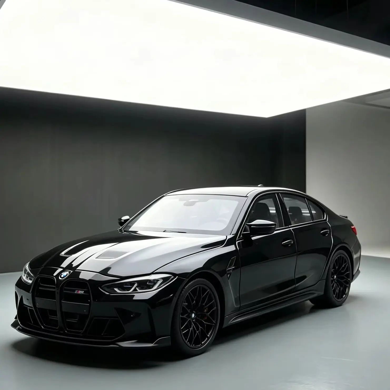 Druckguss-Legierungsautomodell, 1:18 BMW M3 mit Öffnenbaren Türen, Schiebesimulation, Luxus-Fahrzeugspielzeug, Hochdetailliertes Sammlerstück