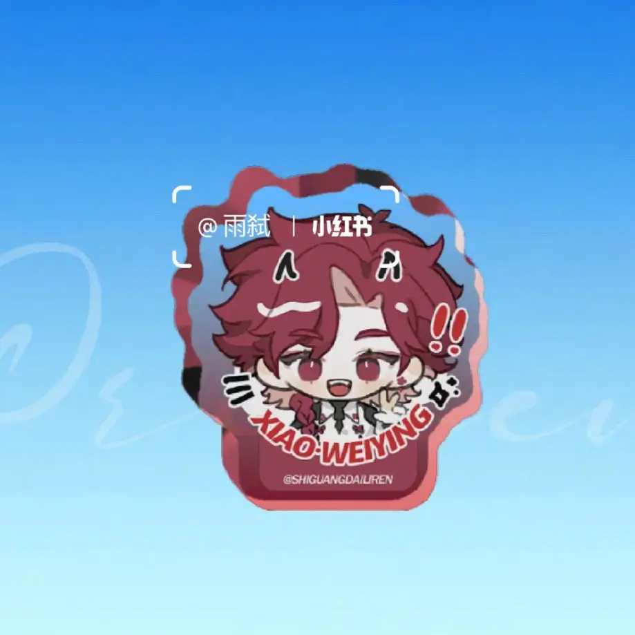 Anime LINK CLICK Lucas Charles Qiao Ling  Acrylic Stand Model Mini Cute Cosplay Plate Holder Topper Birthday Fans Christmas Gift