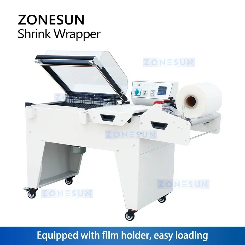 

ZONESUN L Bar Sealer with Heat Shrinker ZS-SX5540 Semi Automatic L Bar Shrink Wrap Sealer