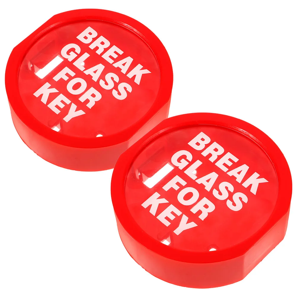 

2 Pcs Linked Door Key Box Lockbox for Keys Outdoor Plastic outside Security Boxes
