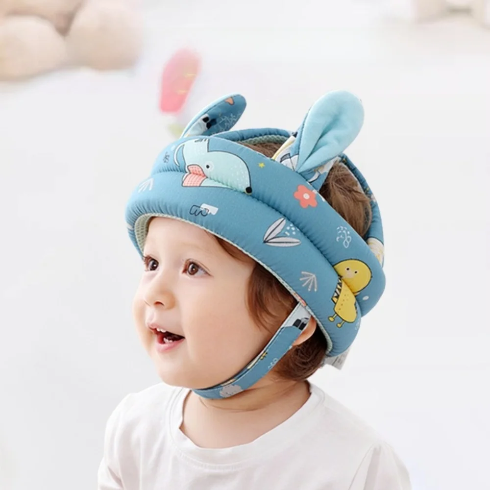 Adjustable Infant Head Protection Cap Breathable Soft Anti-shock Helmet Comfortable Lightweight Baby Safety Crash Cap
