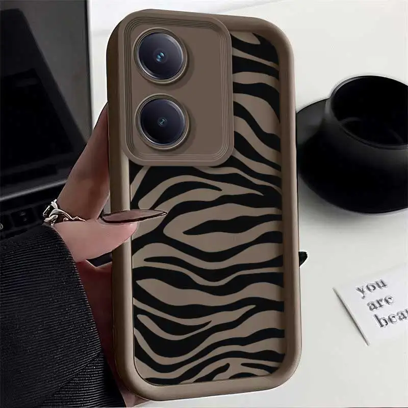 Y100 Leopard Elegance Sky Eye Ladder Phone Case For VIVO Y27 Y22 Y21 Y20 Y19 Y17 Y16 Y15 Y12 Y12S Y11S Y11 Y5S Y03 Y02 Y02S