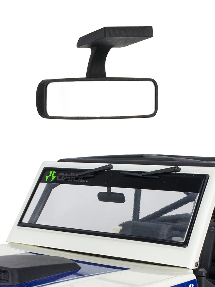 Mini accessoires de rétroviseur pour voiture sur chenilles 1/10 RC Traxxas TRX4 SCX10 RD110 D90, pièces de mise à niveau, 1 pièce