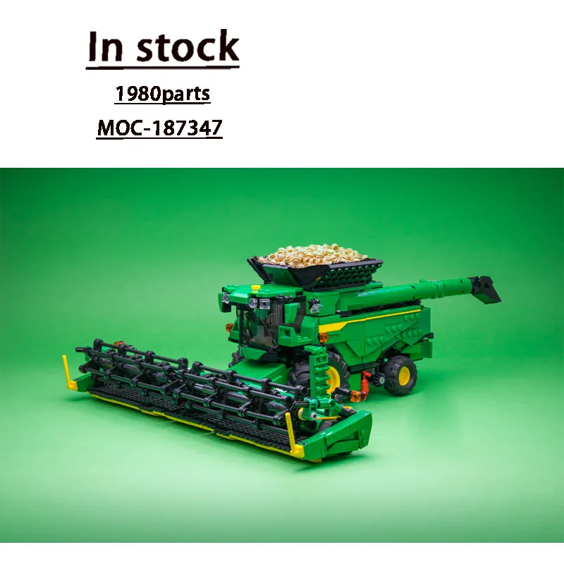 

MOC-187347New Classic Cargo Farm Transport Truck Building Block Model1980Pieces Boys'Children's Birthday Building Block Toy Gift