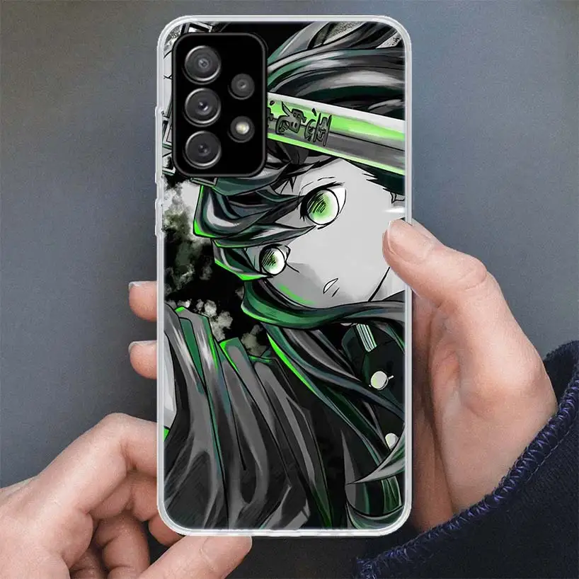 Demon Slayer Tokitou Muichirou Phone Case For Samsung Galaxy A14 A54 A13 A53 A12 A52S A24 A34 A23 A33 A22 A32 A04S A03S A02S A72