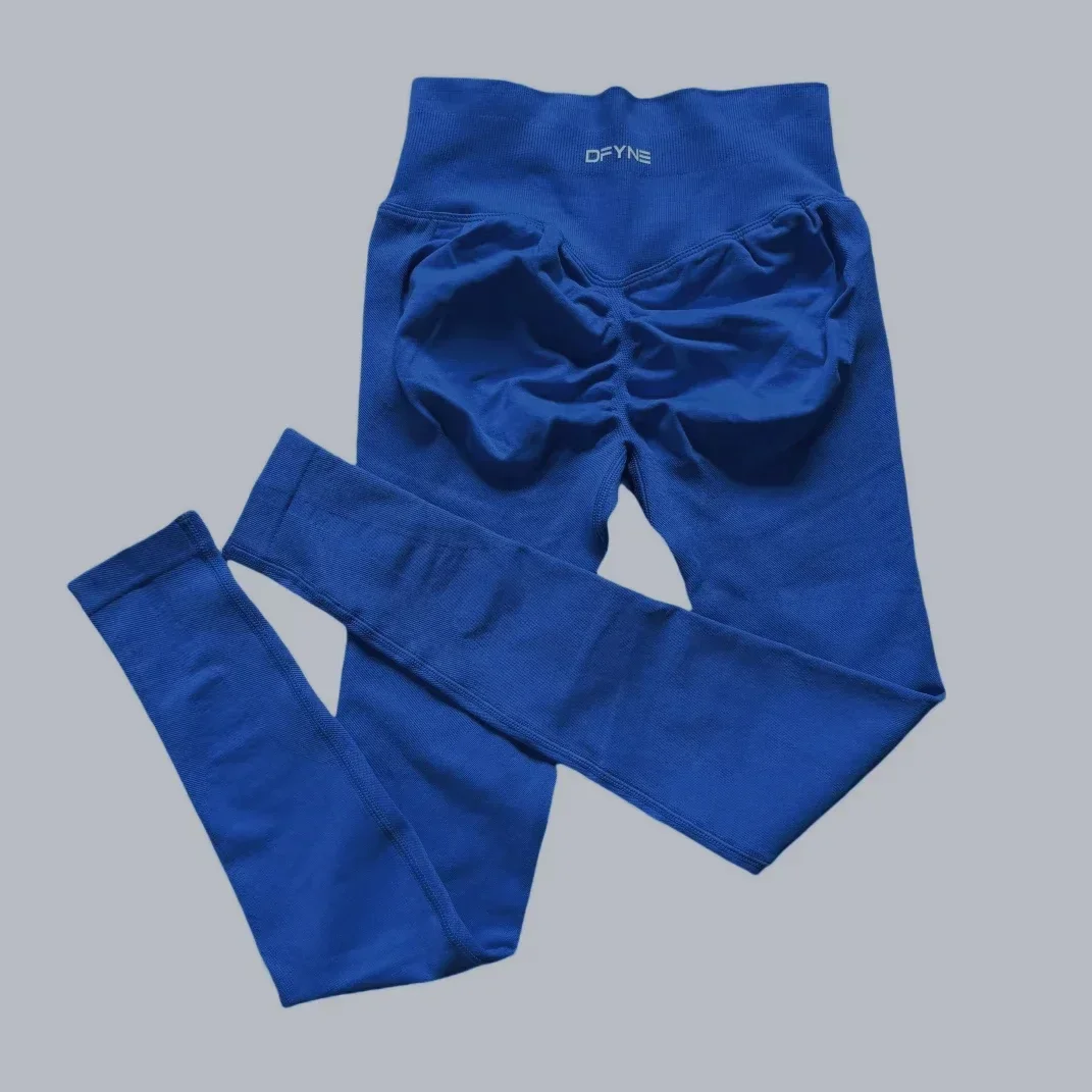 Impact Leggings with Logo Women Seamless Yoga Legging Flex Scrunch Bum Gym Legging Low Waistband Fitness Sports Tights